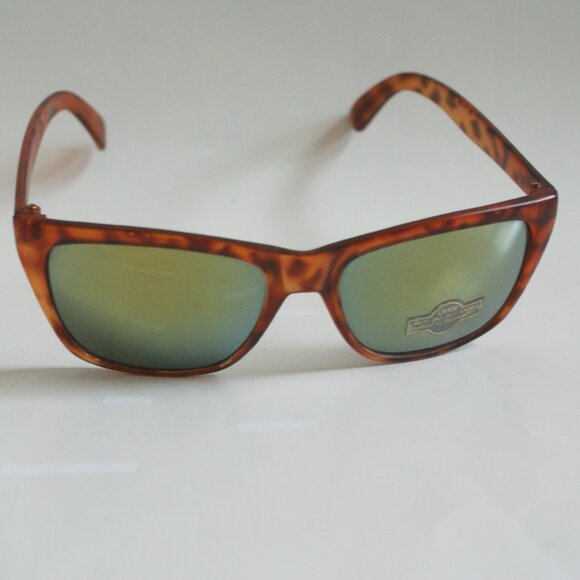NWT TruVintage Racers Sports style w/ iridium gold mirrored smoke lens Sunglass - Picture 7 of 13